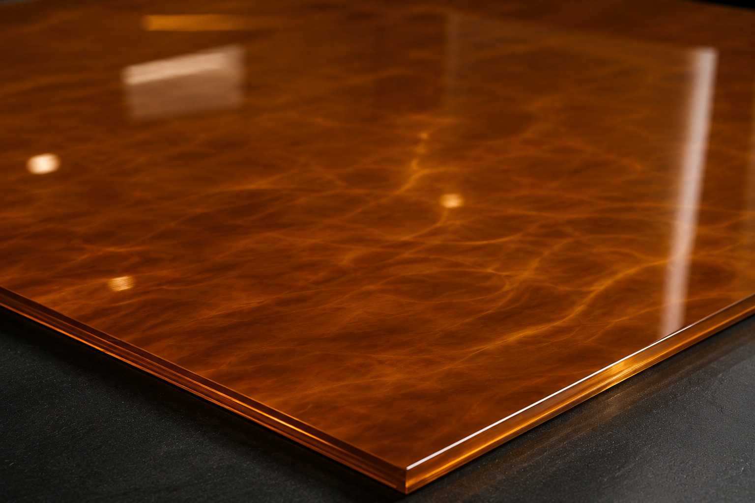 Glossy Amber Laminate